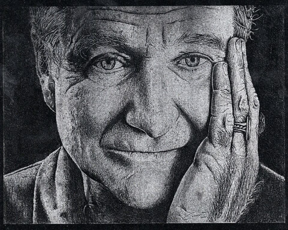 Robin Williams - What A Concept-Etched